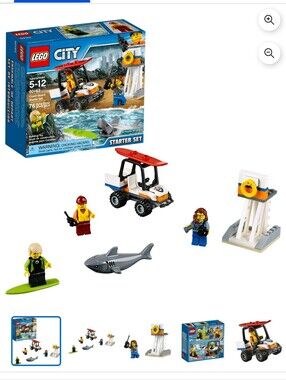 Lego City Coast Guard Starter Set - NEW Unopned With Some Box Damage